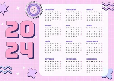 2024 Calendar By Month Graphic Designs Alta Tabina