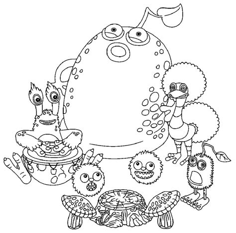 Coloring Pages My Singing Monsters 85 Coloring Pages