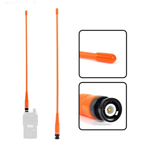 Aliexpress Buy Pcs Hys Na Bnc Walkie Talkie Antenna Dual