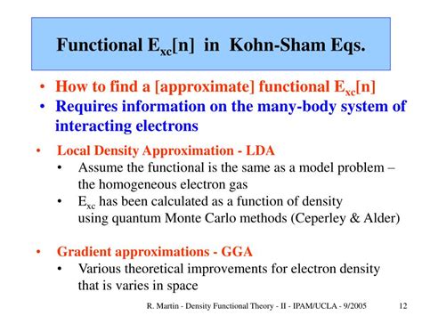 Ppt Density Functional Theory The Basis Of Most Modern Calculations