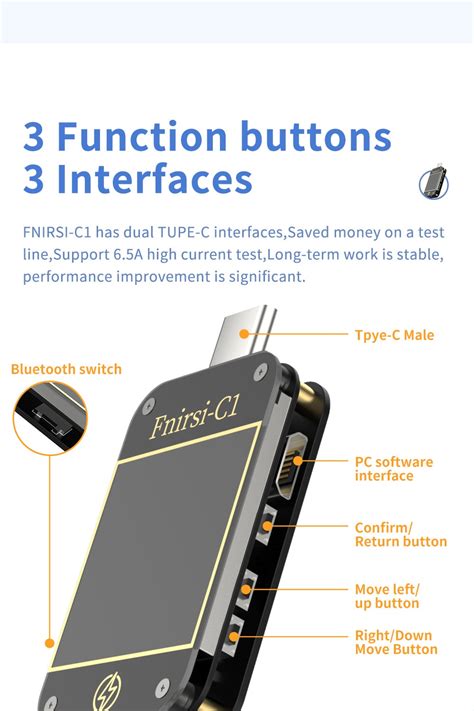 Fnb S C Pd Trigger Voltmeter Ammeter Current And Voltmeter Usb Tester