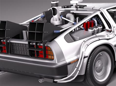 Delorean Back To The Future Episode 1 3d Model 129 3ds Fbx Lwo Obj Max C4d Free3d