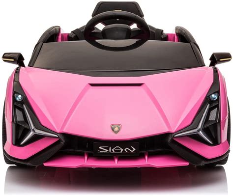 Licensed Lamborghini SIAN 12V Electric Ride On Car Pink | Toys Toys Toys UK