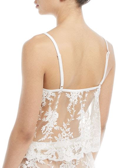 Cosabella Rosie Sheer Lace Camisole Neiman Marcus