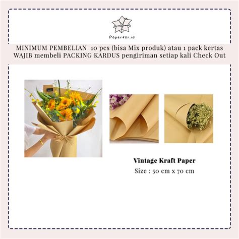 Jual Kertas Buket Bunga Cellophane Bucket Wrapping Paper Florist