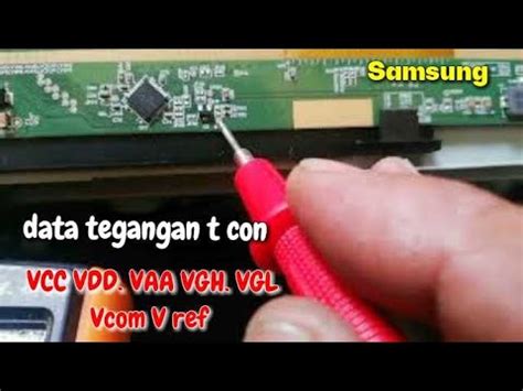 Data Tegangan T Con Tv Led Samsung 32 Inch YouTube