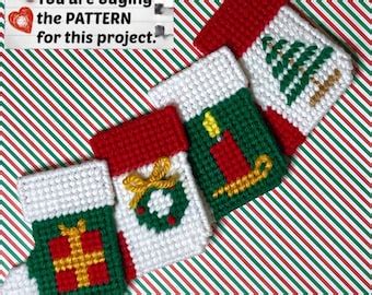 Plastic Canvas Pattern Christmas Stockings Etsy