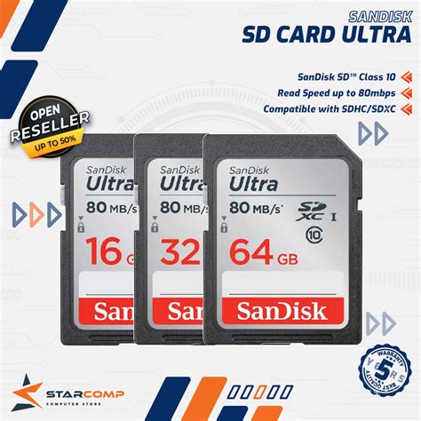 Jual Sd Card Sandisk Ultra Gb Gb Gb Mbps Class Sdcard Sdhc