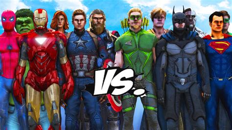 Justice League Vs Avengers Epic Superheroes Battle Youtube