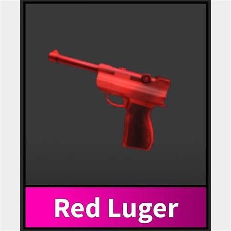 Weapon Red Luger MM2 Game Items Gameflip