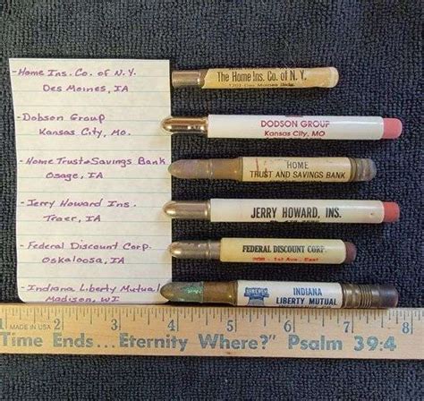 Vintage Bullet Pencils - Legacy Auction Company