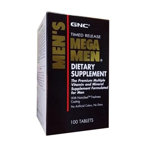 Gnc Mega Men Plus One Daily Multivitamin Tablets Off