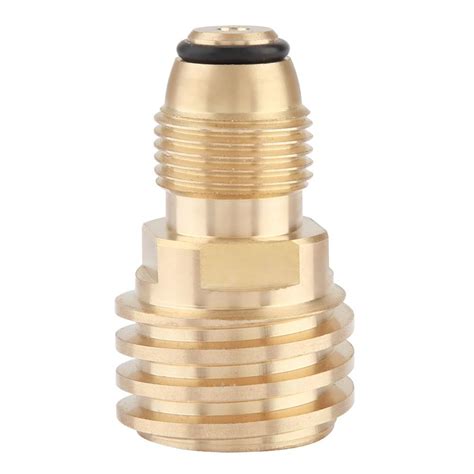 Tebru Propane Adapterbrass Bbq Grill Gas Propane Tank Refill Adapter