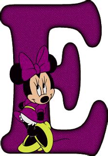 Letras Decoradas De Minnie Para Imprimir Abecedarios Para Imprimir