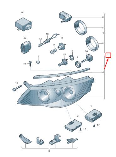 New Vw Tiguan N Front Left Headlight Rhd N R Original Ebay