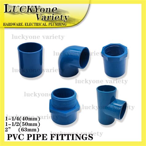 Pvc Pipe Fittings 1 14 1 12 2 Lazada Ph