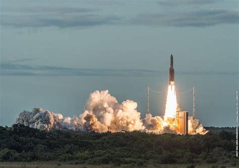 Ariane Rocket Tallies Th Straight Success With On Target Satellite