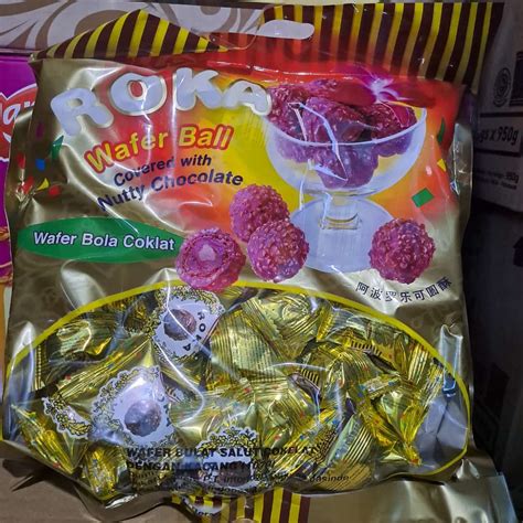 Jual Roka Apollo Wafer Ball Coklat Isi Pc Shopee Indonesia