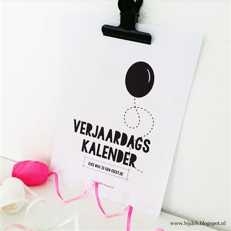 Free Printable Verjaardags Kalender Verjaardagskalender