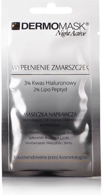 Maseczka L Biotica Dermomask Night Active Wype Nienie Zmarszczek Ml