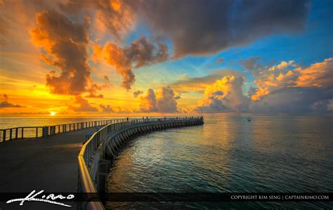 Boynton Beach Inlet Beach Sunrise Fishing Hdr Photography By Captain Kimo