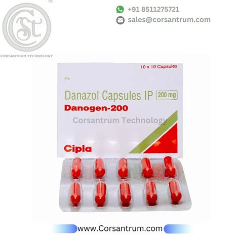 Danogen Mg Capsules Danazol Capsule At Rs Stripe Pain Relief