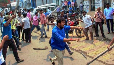 Bengal Panchayat Polls One Dead Mla Injured In Violence During