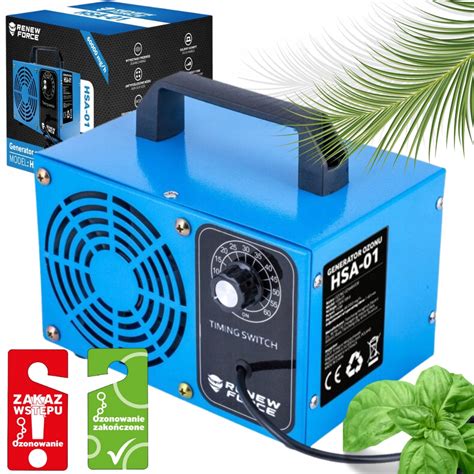 Generator Ozonu Ozonator Oczyszczacz Do Powietrza Mg H Mocny