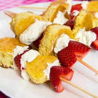 Strawberry Shortcake Kabobs The Starving Chef