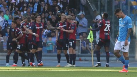 Napoli Bologna 0 2 Gol Di Ndoye E Posch Gazzetta It