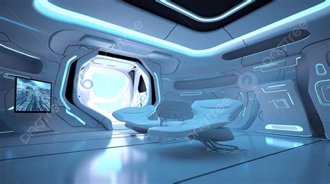 Tampilan Interior Futuristik Dari Desain Futuristik Desain Interior