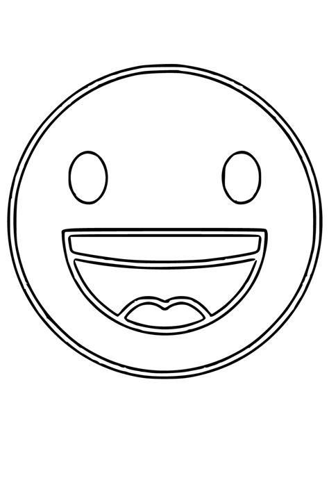 Smiley Face Coloring Pages