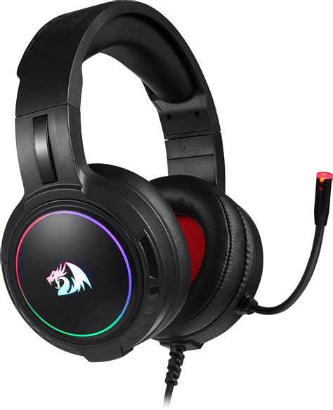 Redragon H270 Rgb Gaming Headset With Microphone Wired Compatible With Ps4 Ps5 Pc And