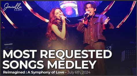 Most Requested Songs Medley Jm Dela Cerna And Marielle Montellano