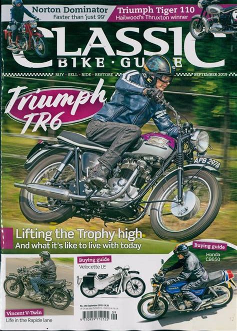 Classic Bike Guide Magazine Subscription Buy At Uk Classic Car Bike