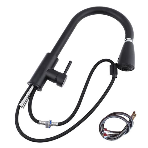 Electroplating Process Kitchen Sink Pull Out Faucet Hot And Cold Water Tap With Stainless