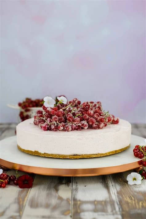 Johannisbeer Joghurt Torte No Bake Marion S Kaffeeklatsch