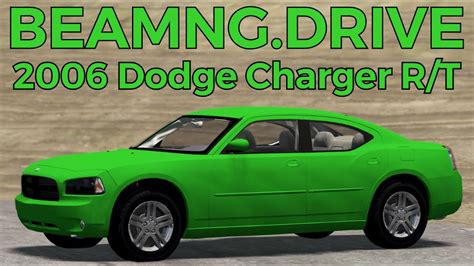 Beamng Drive 2006 Dodge Charger RT Mod Showcase YouTube