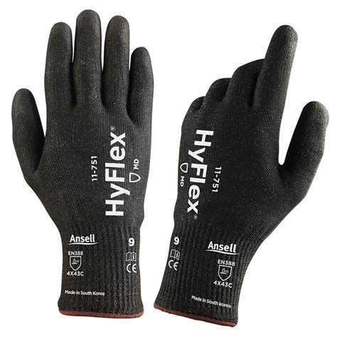 Ansell HyFlex PU Coated A4 Cut Resistant Gloves 11 751 08