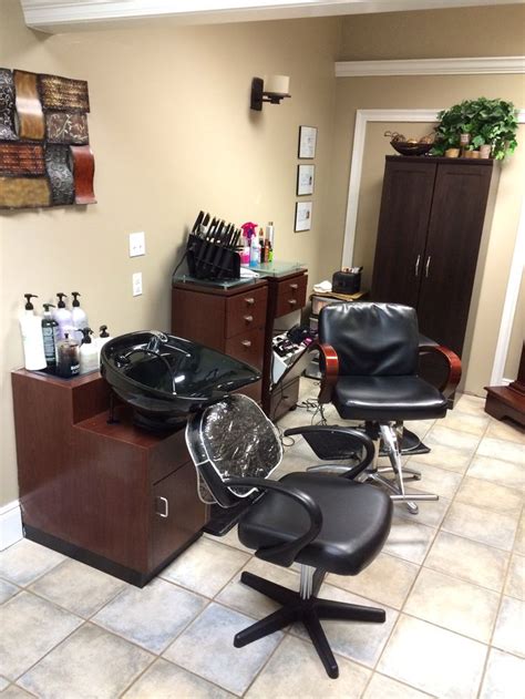 Another View If The Shampoo Area And Work Station Home Hair Salons