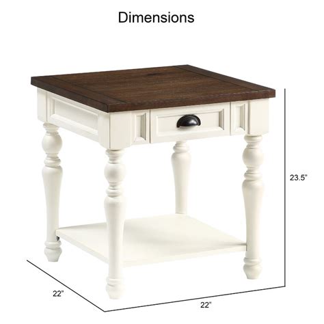 One Allium Way Paget End Table With Storage Wayfair Canada