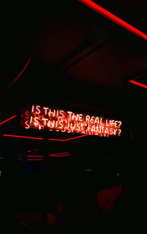 Red Neon Sign Inside a Club · Free Stock Photo