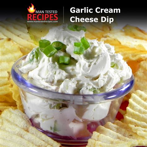 A Man Tested Recipe For Super Bowl Sunday Garlic Cream Cheese Dip