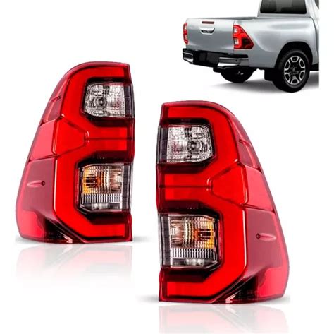 Par Lanterna Hilux Srv 2021 2022 2023 Led