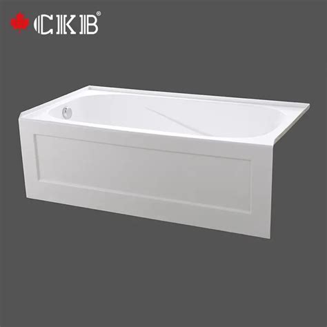 X X Apron Skirted Acrylic Bathtub Without Drain Bws