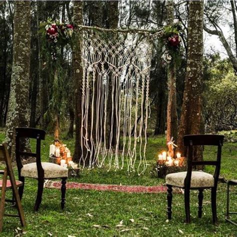 15 Macrame Wedding Backdrop Ideas — The Bohemian Wedding