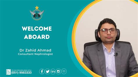 Welcome Aboard Dr Zahid Ahmad Paf Hospital Islamabad Youtube