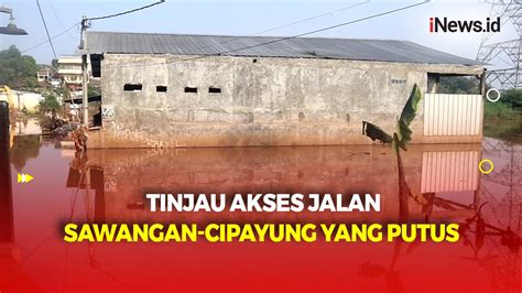 Sekda Kota Depok Tinjau Lokasi Akses Jalan Sawangan Cipayung Yang Putus