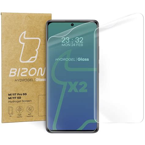 Folia hydrożelowa na ekran Bizon Glass Hydrogel Xiaomi 11T 11T Pro