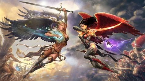 Angel Warrior Girl Wallpapers Wallpaper Cave